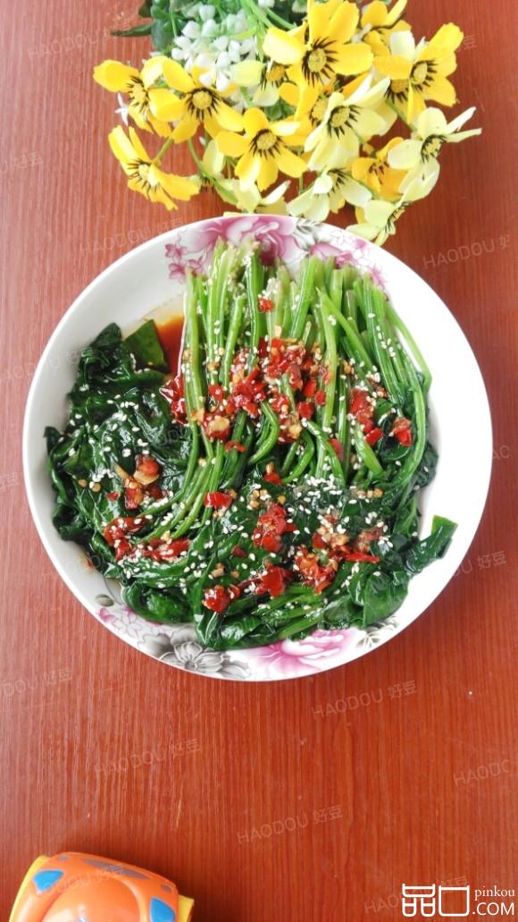 芝麻拌菠菜