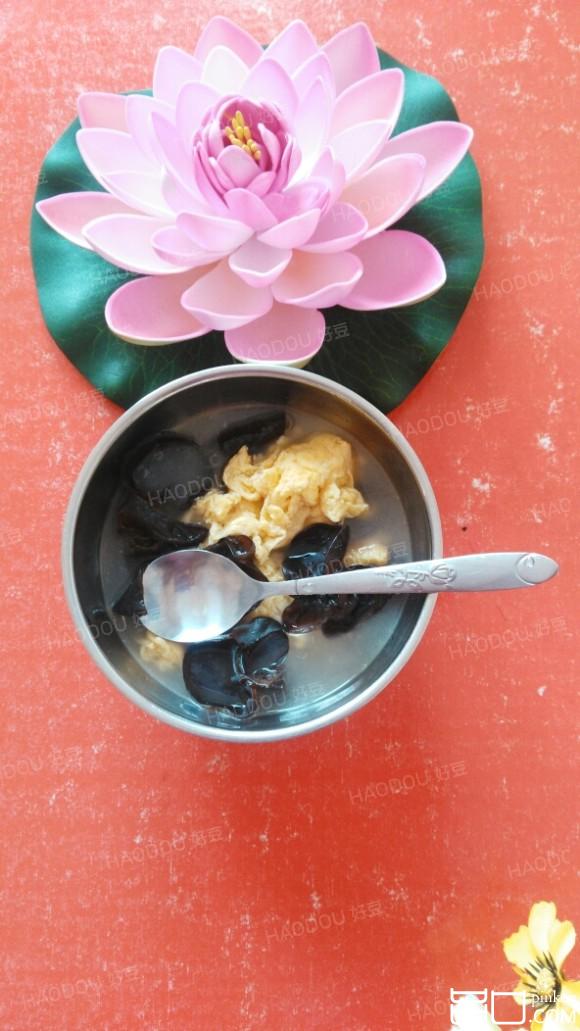 黑木耳鸡蛋汤