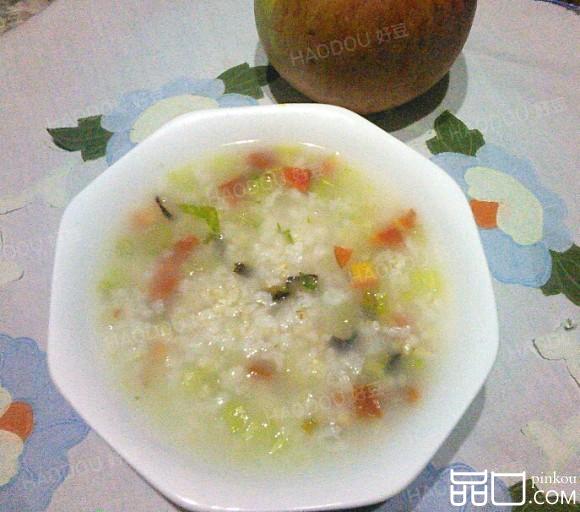 海参蔬菜粥