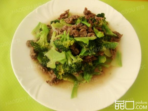 西兰花炒牛肉