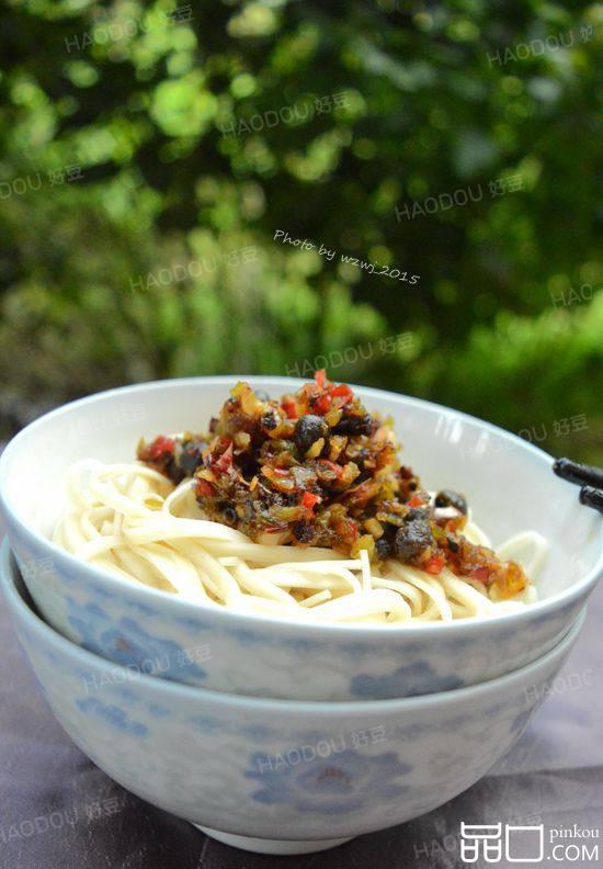 豆豉辣椒酱拌面