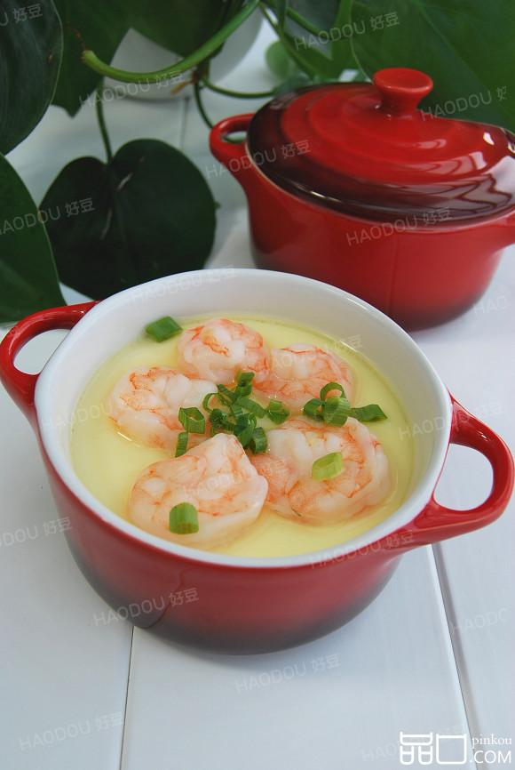 虾仁蒸蛋羹