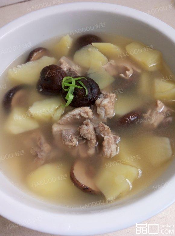 香菇土豆排骨汤