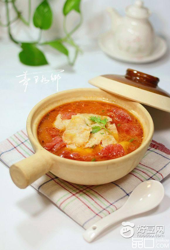 番茄煮龙利鱼