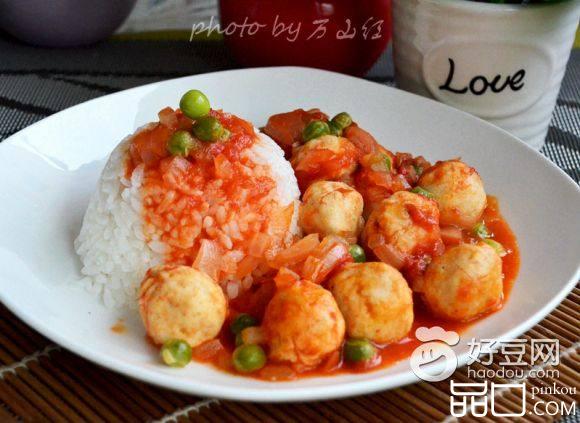 茄汁鱼丸面