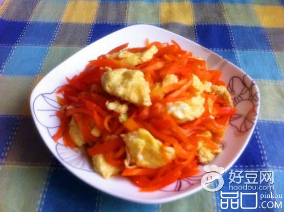 胡萝卜丝炒鸡蛋