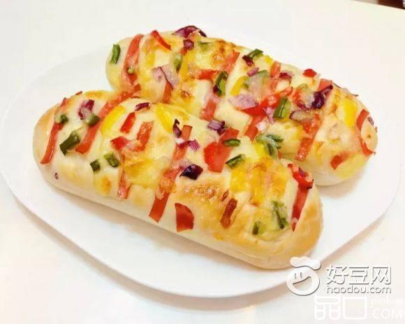 彩椒芝士面包