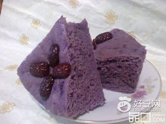 紫薯发糕