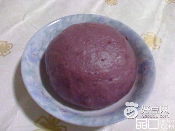 紫薯圆馒头