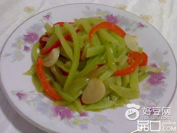 椒丝莴笋