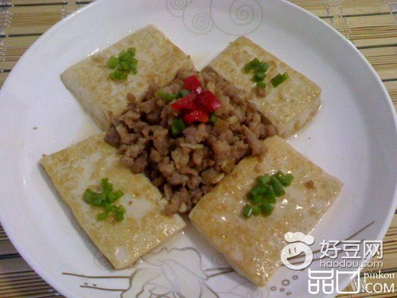 肉末拌豆腐
