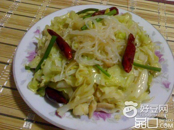 卷心菜炒粉丝