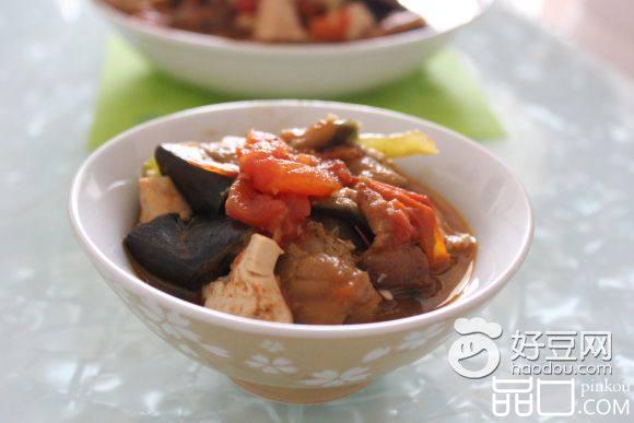 紫茄豆腐