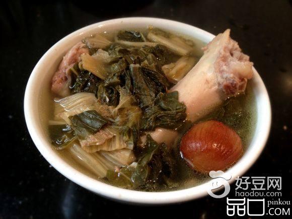 筒骨菜干汤