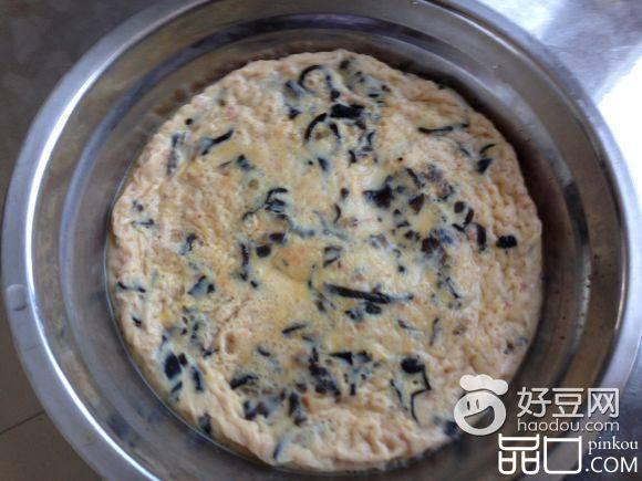 醉鱼木耳虾酱蒸蛋