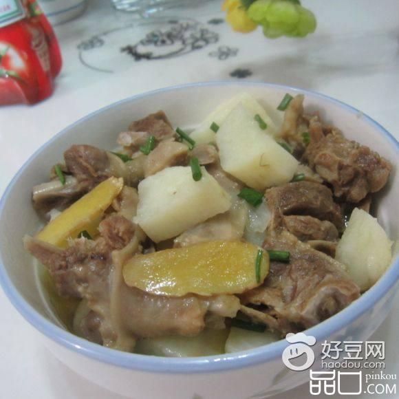 生姜淮山蒸老鸭
