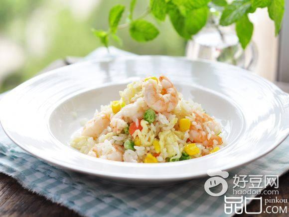 鲜虾炒饭