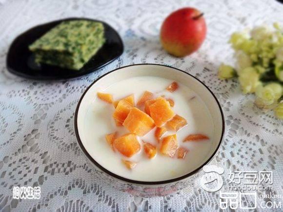 牛奶红薯羹
