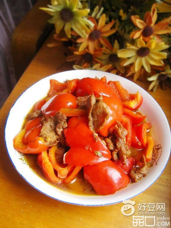 瘦肉炒红椒