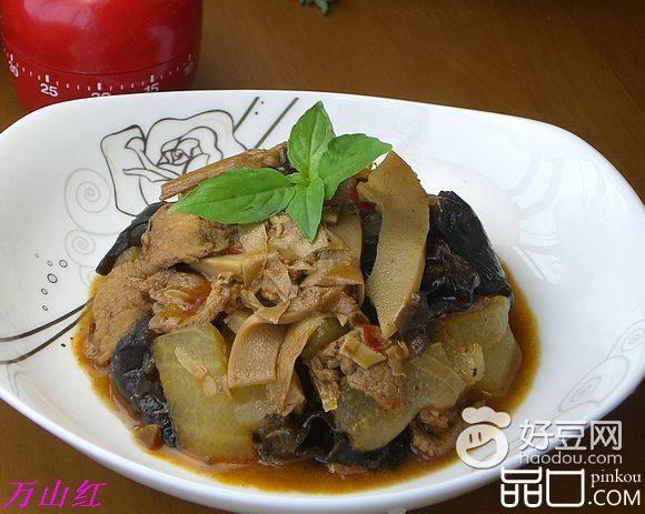 笋干炒冬瓜