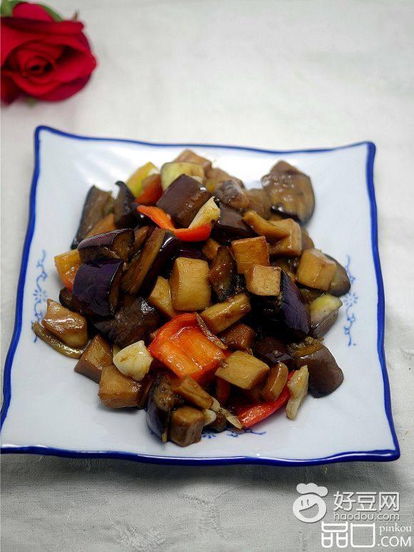杏鲍菇炒茄子