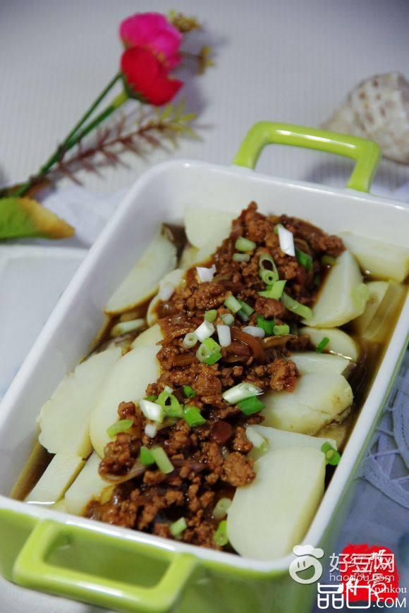 肉酱拌茄子土豆