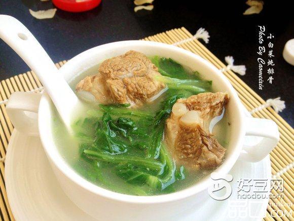 小白菜排骨汤