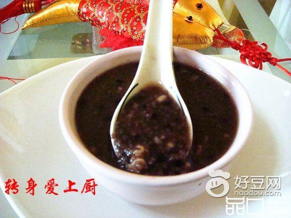 燕麦紫米粥