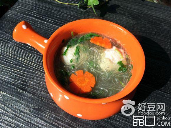 荠菜鱼丸粉丝汤