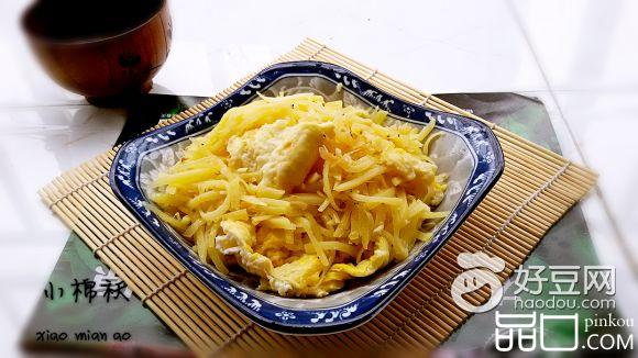 虾米鸡蛋炒土豆丝