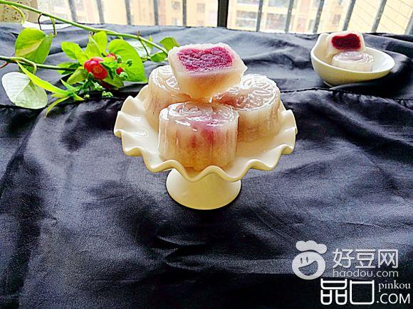 紫薯馅水晶小饼
