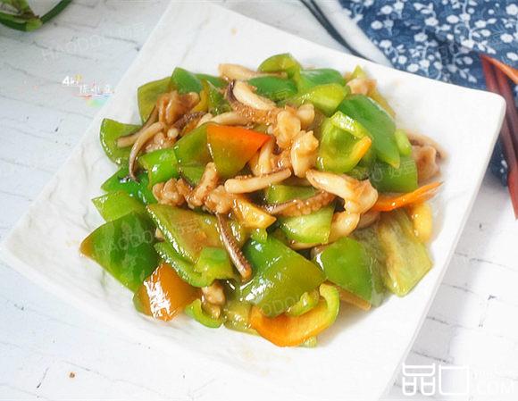 青椒鱿鱼须