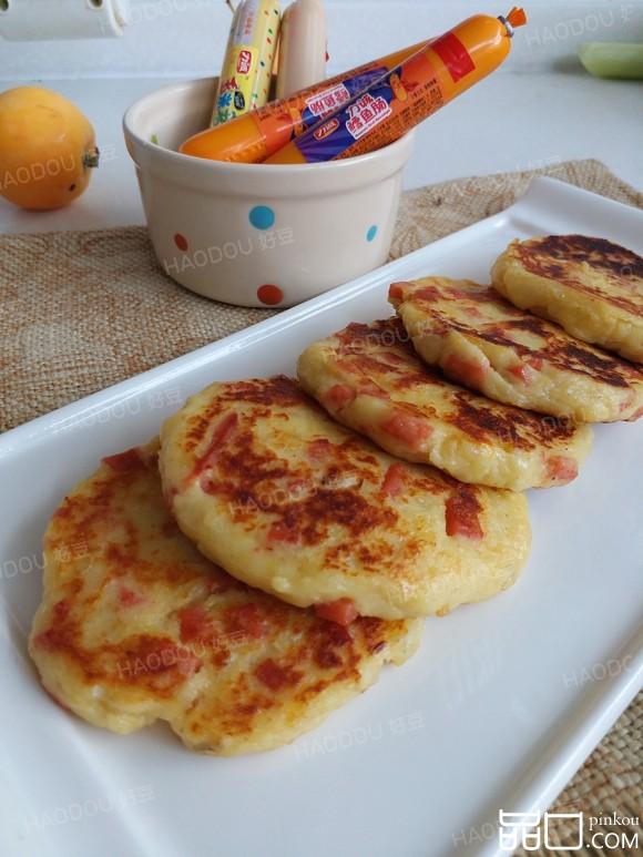 火腿肠土豆饼