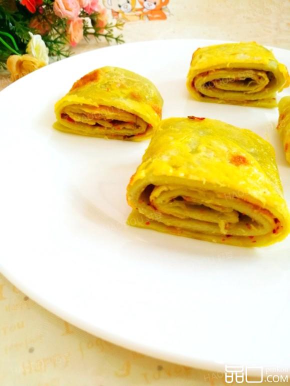 孜然香辣鸡蛋饼