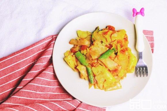炒饺子皮蔬菜面片