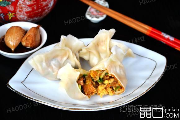西瓜皮鸡蛋素水饺