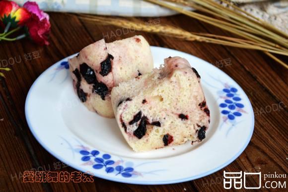 蓝莓奶味发糕