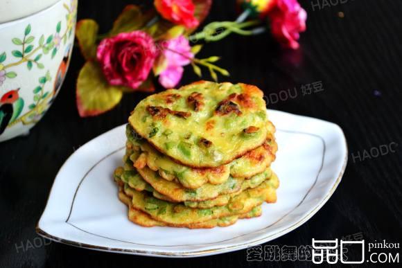 豇豆鸡蛋饼
