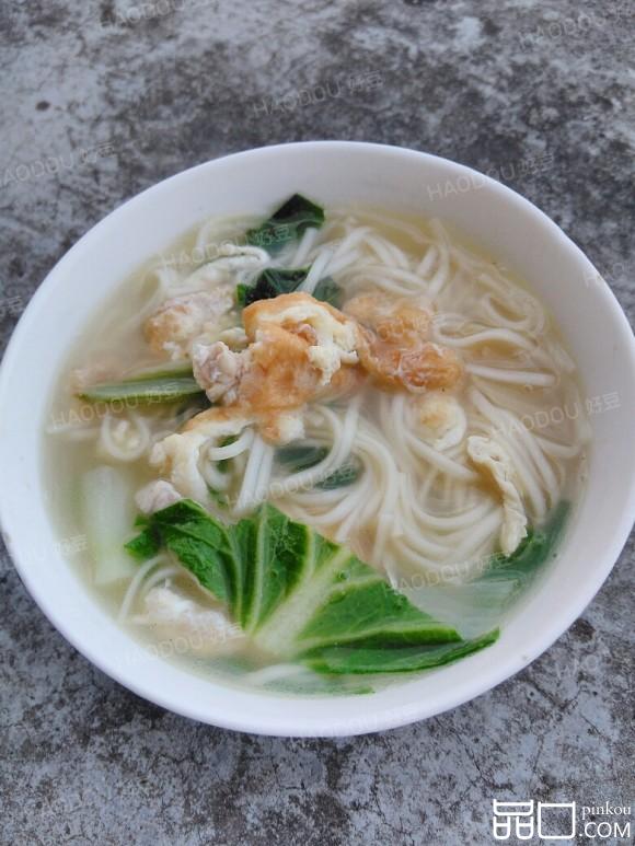 鸡蛋肉丝面