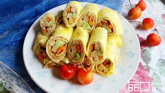 蔬菜鸡蛋卷
