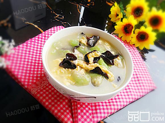 丝瓜木耳蛋汤