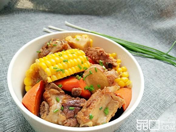 啤酒烧玉米排骨