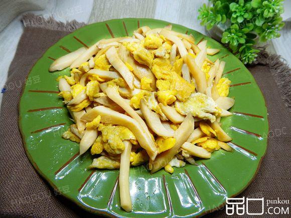 鲜露杏鲍菇炒鸡蛋