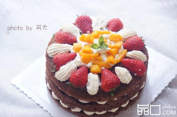 水果裸蛋糕