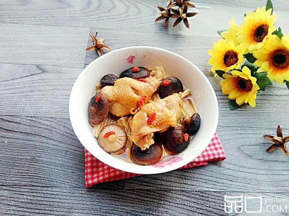 香菇蒸鸡腿