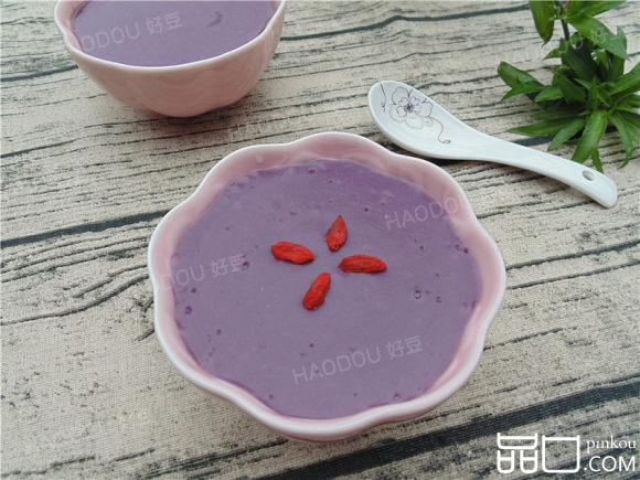 紫薯小米糊