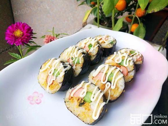 芦笋肉松寿司