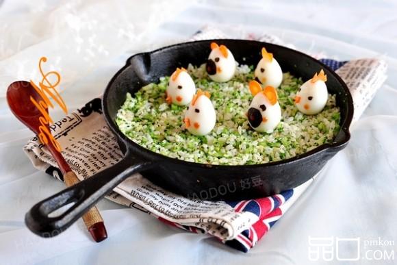 西兰花拌饭
