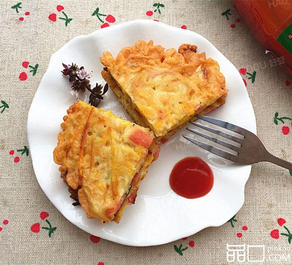 红薯火腿鸡蛋煎饼