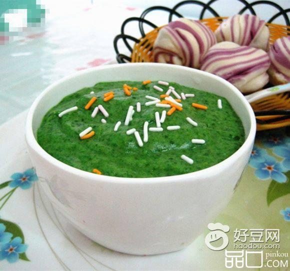 山药菠菜糊